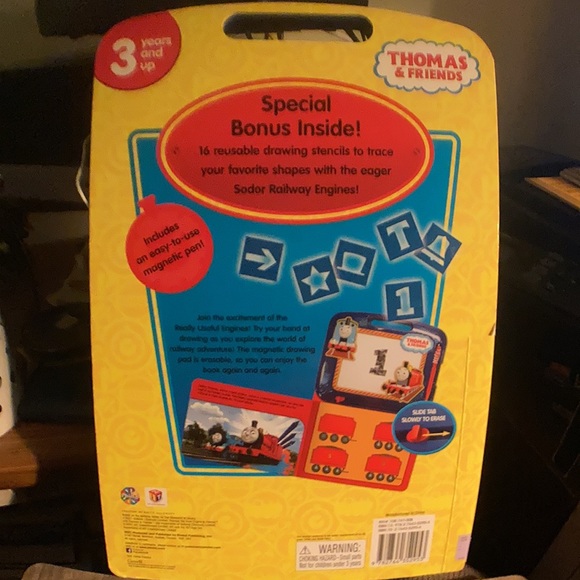 Thomas & Friends storybook with erasable magnetic pad & pen; 2021 - Picture 3 of 6